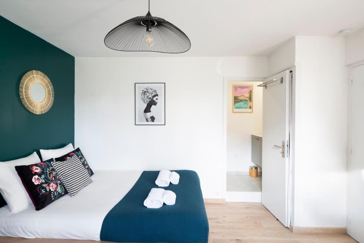 L'Eden Studio Moderne Et Lumineux Proche Centre Rennes Buitenkant foto