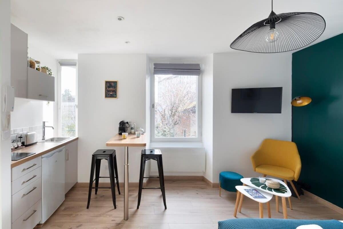 L'Eden Studio Moderne Et Lumineux Proche Centre Rennes Buitenkant foto